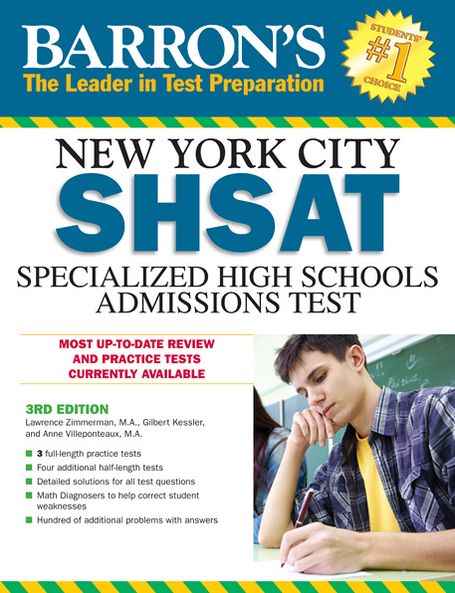 Barron's SHSAT, 3rd Edition: NYC Specialized High Schools Admissions Test