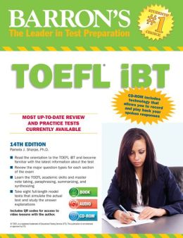 Barron's TOEFL iBT, 14th Edition by Pamela Sharpe Ph.D ...