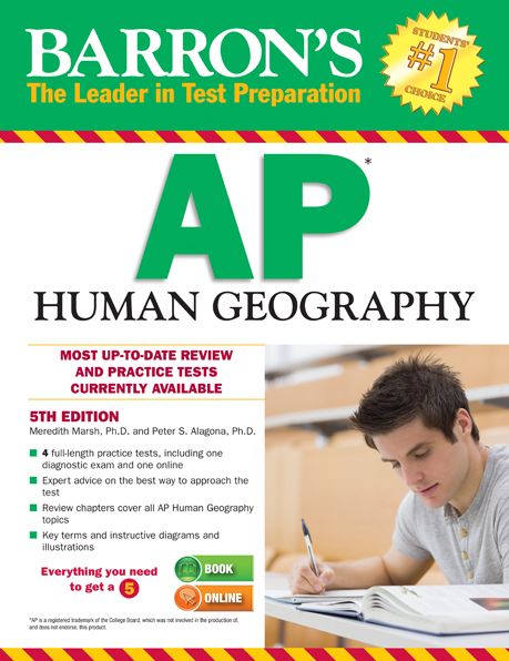 Barron's AP Human Geography, 5th Edition