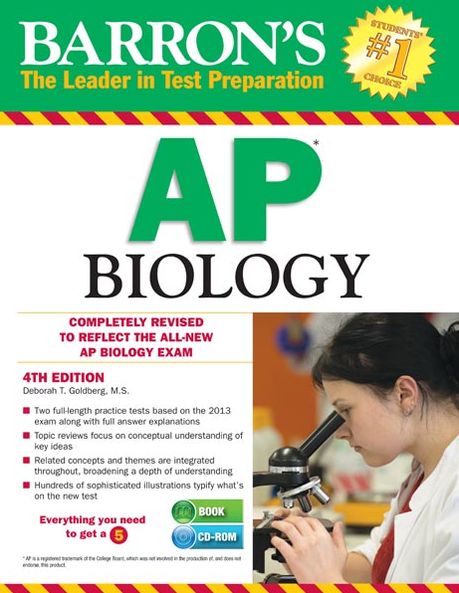 Barron's AP Biology with CD-ROM, 4th Edition