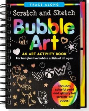 Scratch & Sketch Bubble Art Trace Along