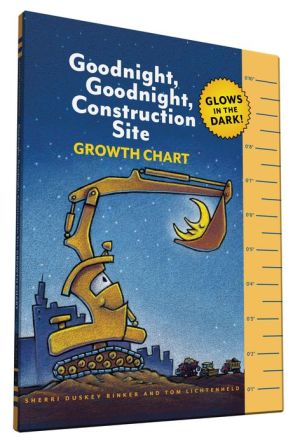 Goodnight, Goodnight, Construction Site Glow in the Dark Growth Chart