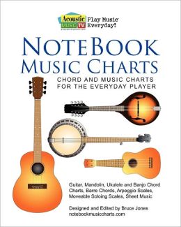 Notebook Music Charts: Chord and Music Charts for the Everyday Player J Bruce Jones