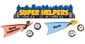 Super Power Super Helpers Bulletin Board Set