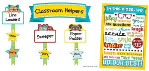 Hipster Classroom Management Bulletin Board Set