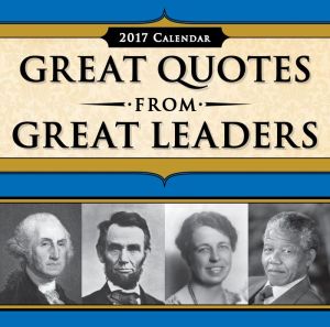 2017 Great Quotes from Great Leaders Boxed Calendar