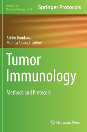 Tumor Immunology: Methods and Protocols