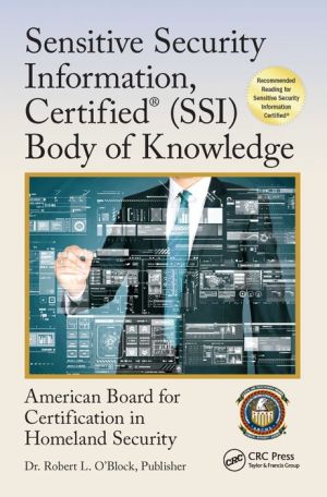 Sensitive Security Information, Certified (SSI) Body of Knowledge