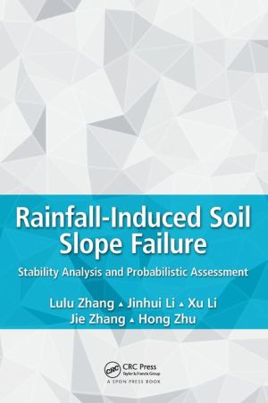 Rainfall Induced Soil Slope Failure: Stability Analysis and Probabilistic Assessment