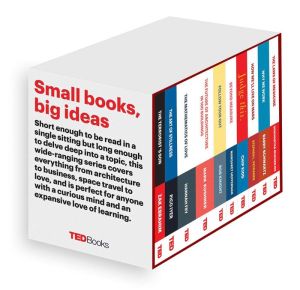 TED Books Box Set: The Completist: The Terrorist's Son, The Mathematics of Love, The Art of Stillness, The Future of Architecture, Beyond Measure, Judge This, How We'll Live on Mars, Why We Work, The Laws of Medicine, and Follow Your Gut