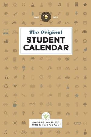 The Original Student Calendar 2016-2017