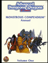 Advanced Dungeons and Dragons Monstrous Compendium Annual