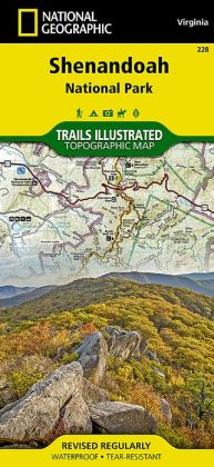Shenandoah National Park, Virginia Map
