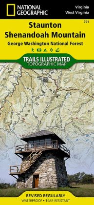 Staunton/Shenandoah Mountain, Virginia/West Virginia Map
