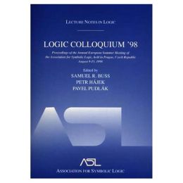 Logic Colloquium '98: Lecture Notes in Logic 13