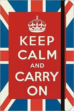 Keep Calm and Carry on Small Lined Notebook