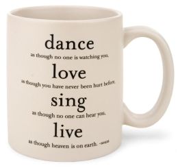 Quotable Dance Love Sing Live Mug