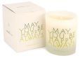Product Image. Title: Quotable Candle May you be happy always