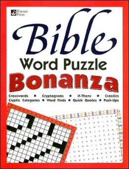 Bible Crossword Puzzles on Barnes   Noble   Bible Word Puzzle Bonanza By Phil Elliott   Paperback