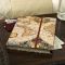 Old World Map Journal with Magnetic Flap 8.25 x 6.5