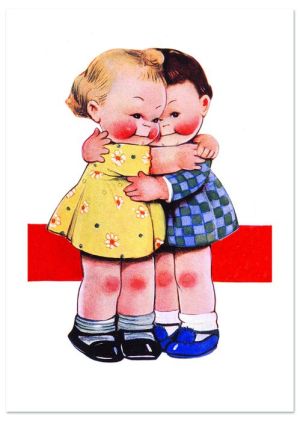 Sweet Hugs Friendship Greeting Card