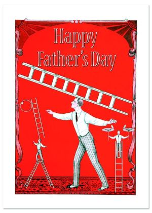 Circus Performer Father's Day Greeting Card