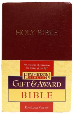 KJV Gift & Award Bible: King James Version, Burgundy Imitation Leather