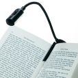 Product Image. Title: 2 LED Black Spike Light Clip-on Booklight