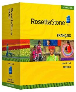 Rosetta Stone Homeschool Version 3 French Level 1, 2 & 3 Set: with Audio Companion, Parent Administrative Tools & Headset with Microphone