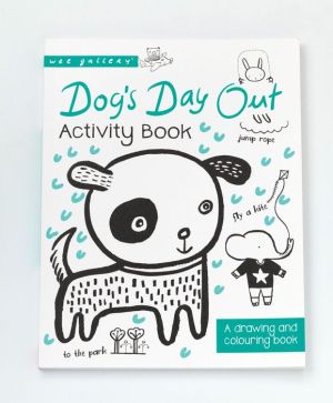 Dog's Day out Activity Book: A Drawing and coloring book