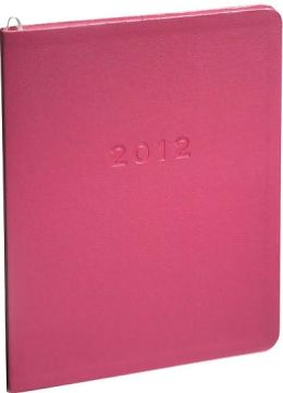 2012 Monthly Large Pink Sand Planner Calendar