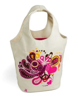 Jonathan Adler Love Dove Canvas Small Book Tote (10