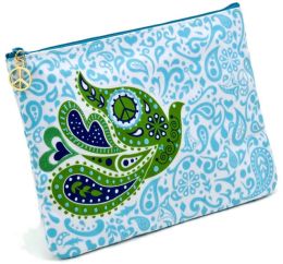 Jonathan Adler Blue Love Dove Embroidered Accessory Pouch (7x10)