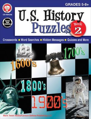 U.S. History Puzzles, Book 2, Grades 5 - 8