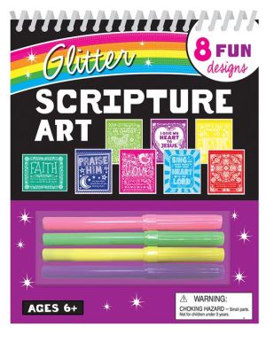 Glitter Scripture Art