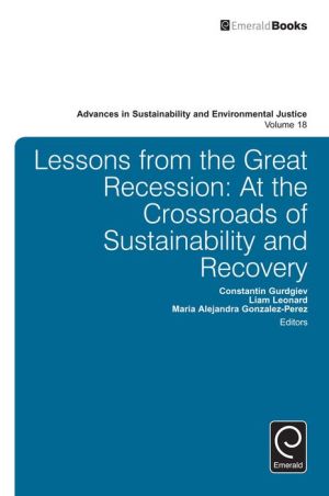 Lessons from the Great Recession: At the Crossroads of Sustainability and Recovery