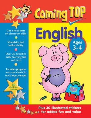 Coming Top English Ages 3-4: Get A Head Start On Classroom Skills - With Stickers!