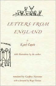 Letters from England Karel Capek and Geoffrey Newsome