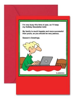 HOLIDAY NEWSLETTER CHRISTMAS BOXED CARD