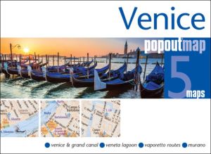 Venice PopOut Map: Handy, pocket-sized, pop-up map for Venice