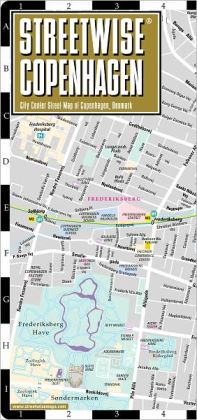 STREETWISE® Copenhagen Map - City Center Street Map of Copenhagen, Denmark / Edition 2012