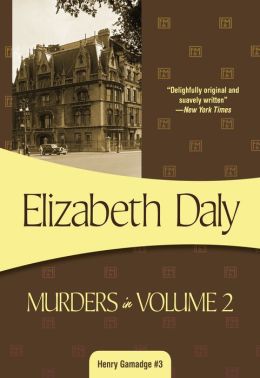 Murders in Volume Two (Henry Gamadge Series #3)