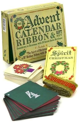 The Advent Calendar Ribbon and Gift Set: Countdown to Christmas with 25 Secret Santa Envelopes