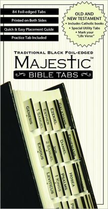 Majestic Traditional Black-Edged Bible Tabs Ellie Claire