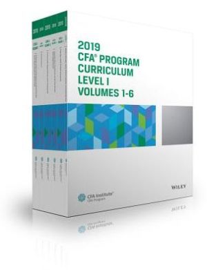 Book CFA Program Curriculum 2019 Level I Volumes 1-6 Box Set