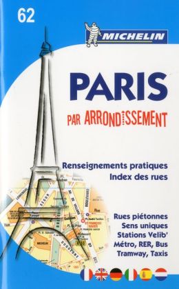Michelin Paris by Arrondissements (saddle-stitched) No. 62, 1e