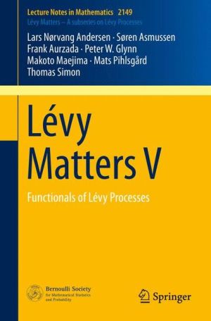 Lévy Matters V: Functionals of Lévy Processes
