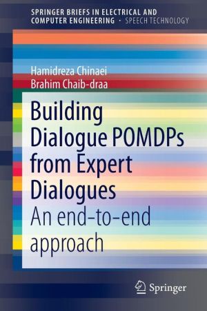 Building Dialogue POMDPs from Expert Dialogues: An end-to-end approach