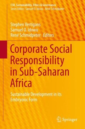 Corporate Social Responsibility in Sub-Saharan Africa: Sustainable Development in its Embryonic Form