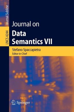 Journal on Data Semantics VII